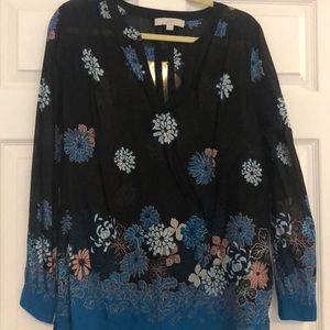 Lightweight patterned top.